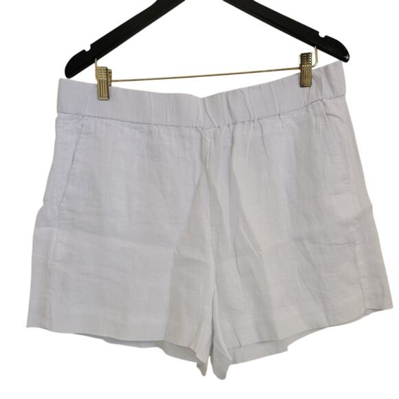 NWT J. Crew Women's Tropez Short In Linen Pull-On Beachy Coverup XXL - Picture 6 of 9